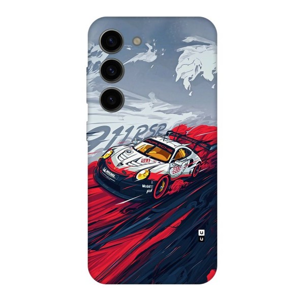 Super Car illustration Back Case for Galaxy S23