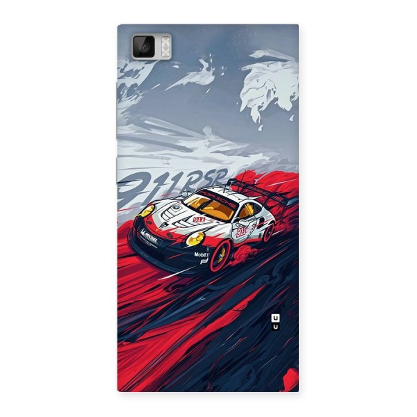 Super Car illustration Back Case for Mi3