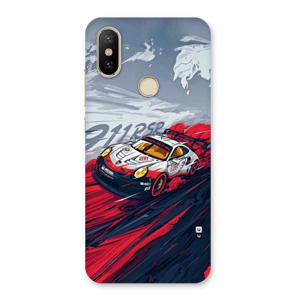 Super Car illustration Back Case for Mi A2