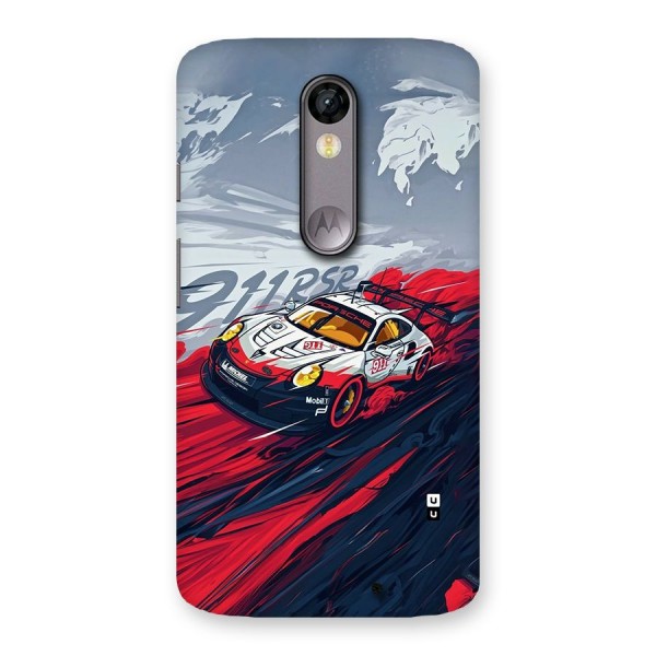 Super Car illustration Back Case for Moto X Force