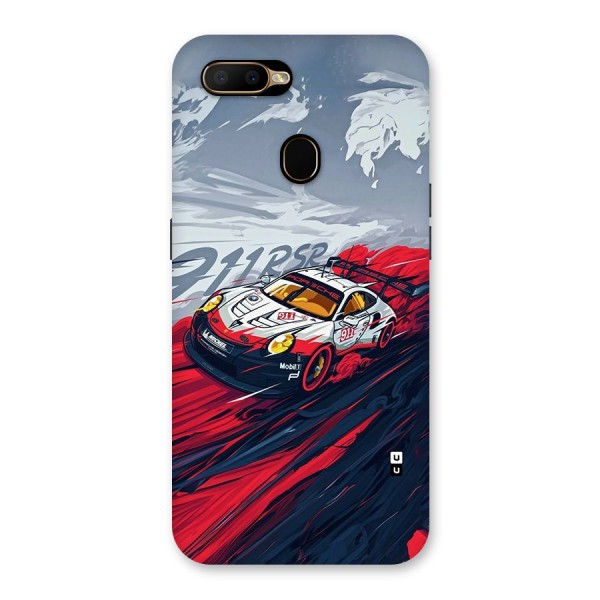 Super Car illustration Back Case for Oppo A5s