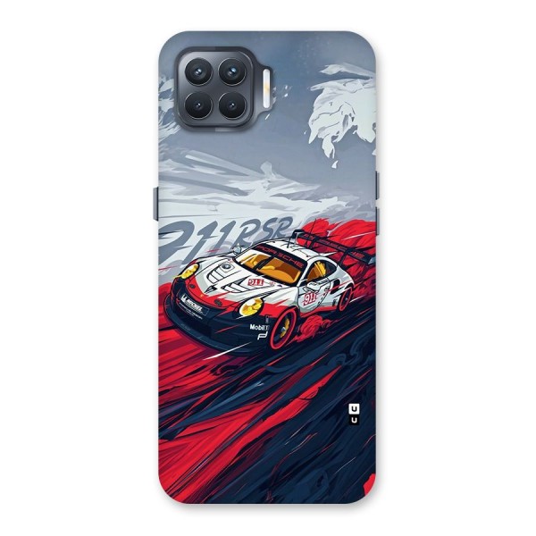 Super Car illustration Back Case for Oppo F17 Pro