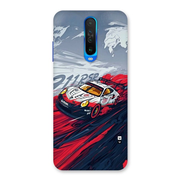 Super Car illustration Back Case for Poco X2