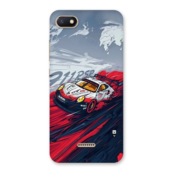 Super Car illustration Back Case for Redmi 6A