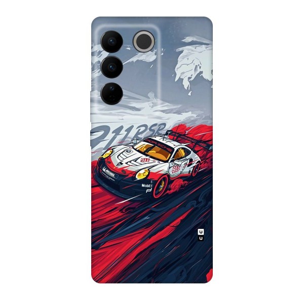 Super Car illustration Back Case for Vivo V27