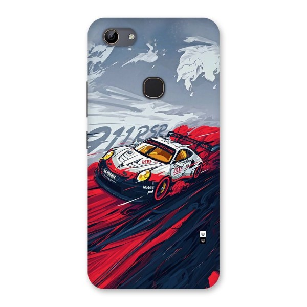 Super Car illustration Back Case for Vivo Y81