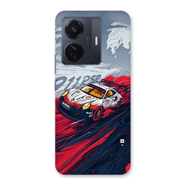 Super Car illustration Back Case for Vivo iQOO Z6 Pro