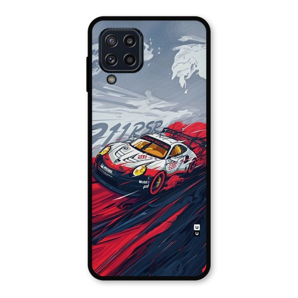 Super Car illustration Metal Back Case for Galaxy M32