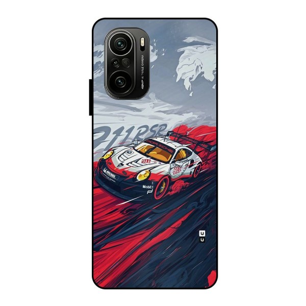 Super Car illustration Metal Back Case for Mi 11X Pro