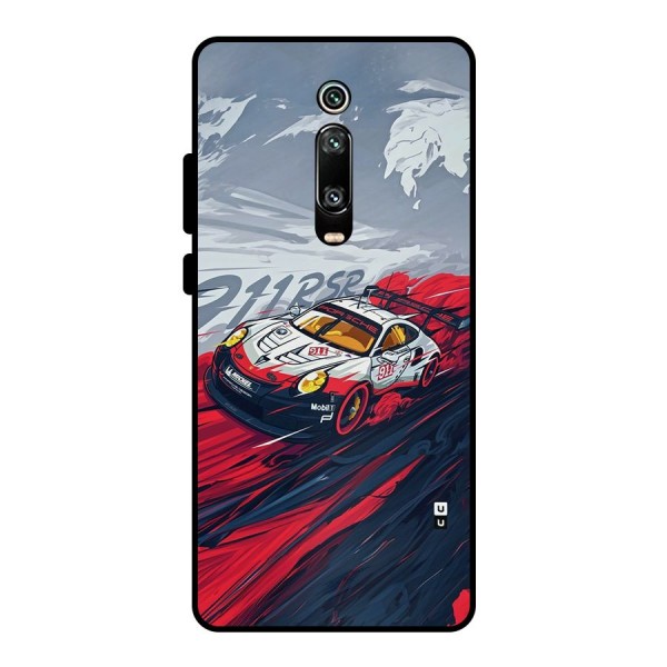 Super Car illustration Metal Back Case for Redmi K20