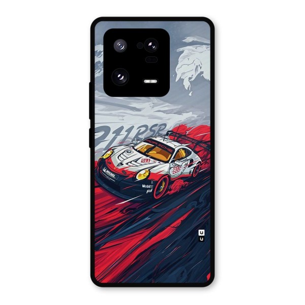 Super Car illustration Metal Back Case for Xiaomi 13 Pro