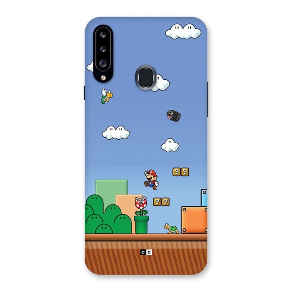 Super Plumber Back Case for Galaxy A20s