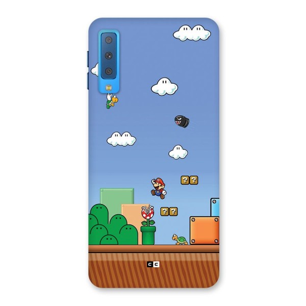 Super Plumber Back Case for Galaxy A7 (2018)