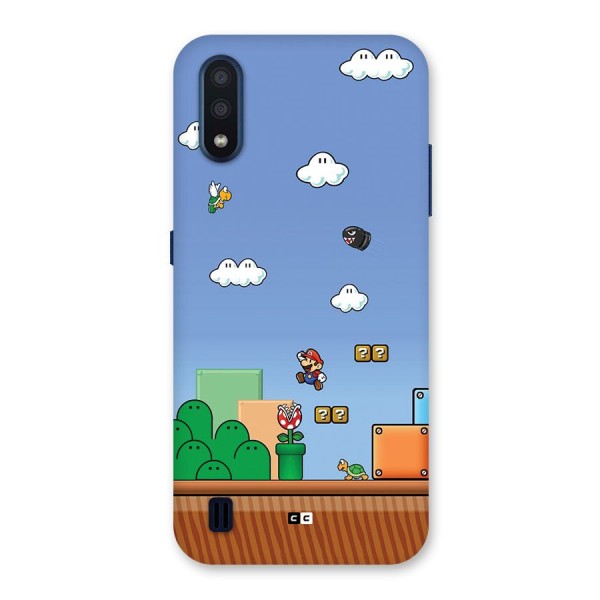 Super Plumber Back Case for Galaxy M01