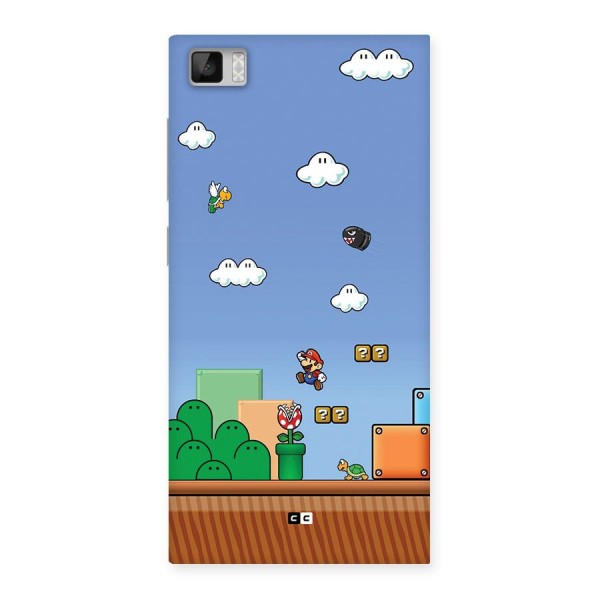 Super Plumber Back Case for Mi3