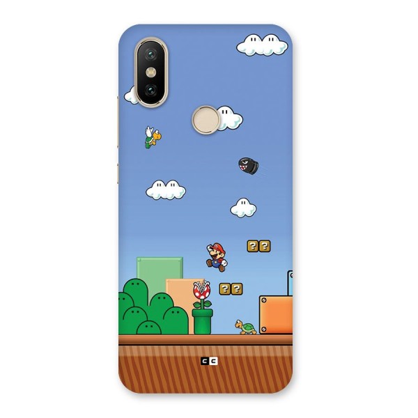 Super Plumber Back Case for Mi A2