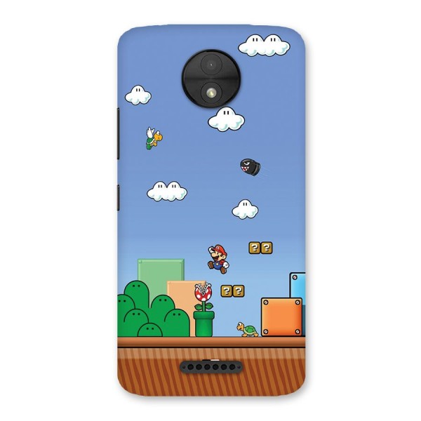 Super Plumber Back Case for Moto C