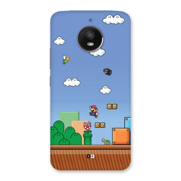 Super Plumber Back Case for Moto E4 Plus