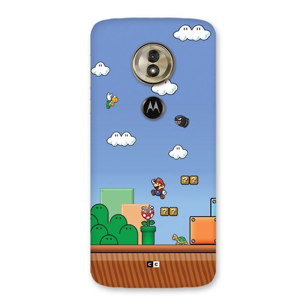 Super Plumber Back Case for Moto G6 Play