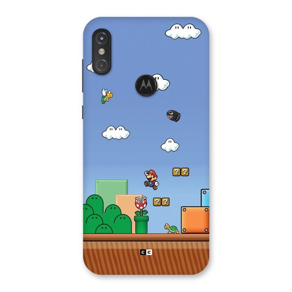 Super Plumber Back Case for Motorola One Power