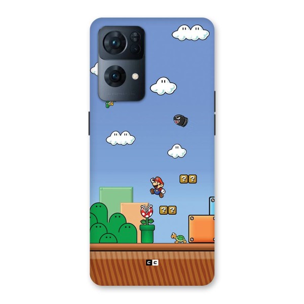 Super Plumber Back Case for Oppo Reno7 Pro 5G