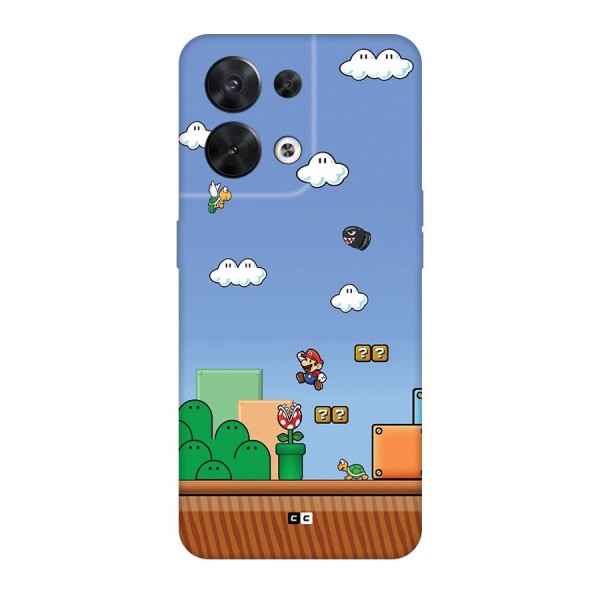 Super Plumber Back Case for Oppo Reno8 5G