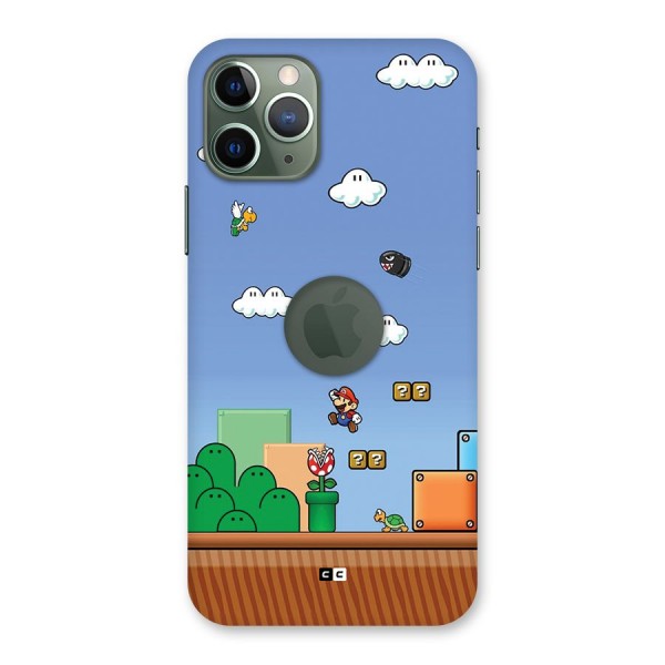 Super Plumber Back Case for iPhone 11 Pro Logo Cut