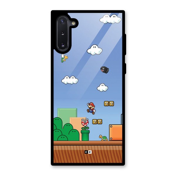 Super Plumber Glass Back Case for Galaxy Note 10