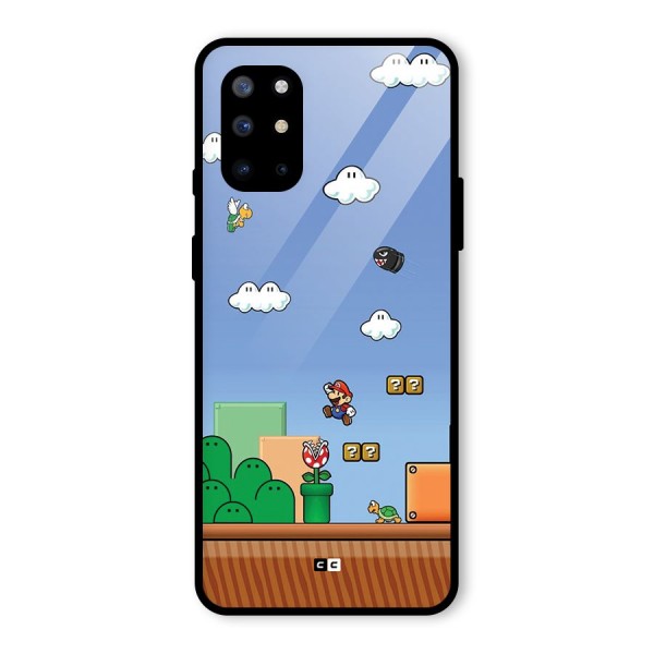 Super Plumber Glass Back Case for OnePlus 8T