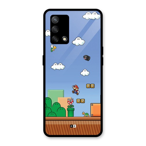 Super Plumber Glass Back Case for Oppo F19