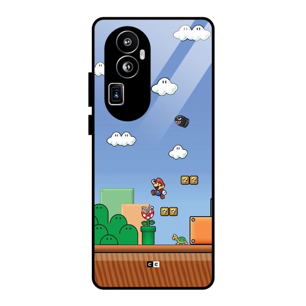 Super Plumber Glass Back Case for Oppo Reno10 Pro Plus