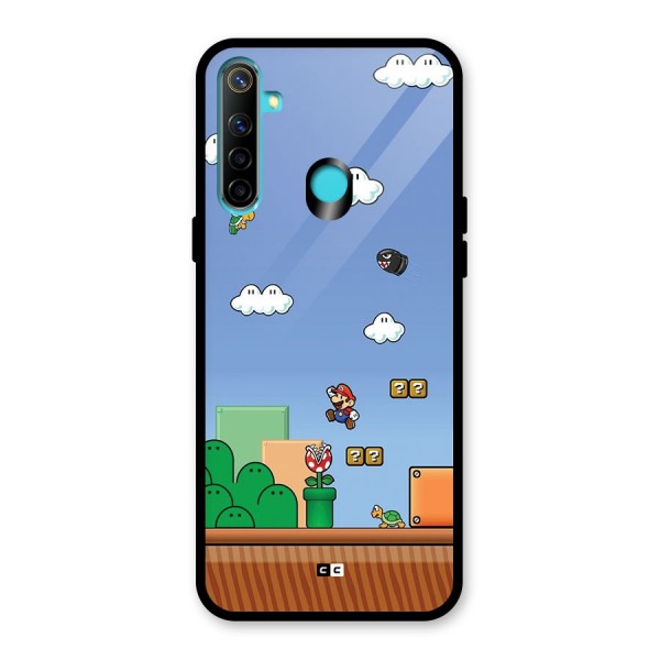 Super Plumber Glass Back Case for Realme 5