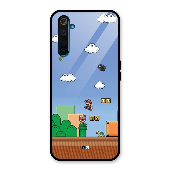 Super Plumber Glass Back Case for Realme 6 Pro