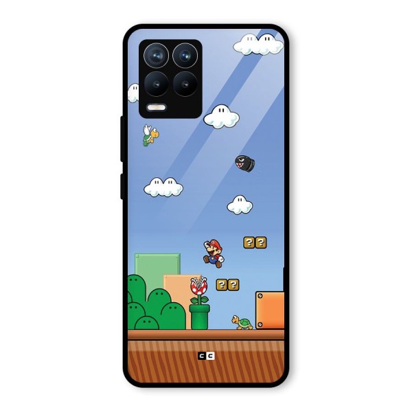 Super Plumber Glass Back Case for Realme 8 Pro