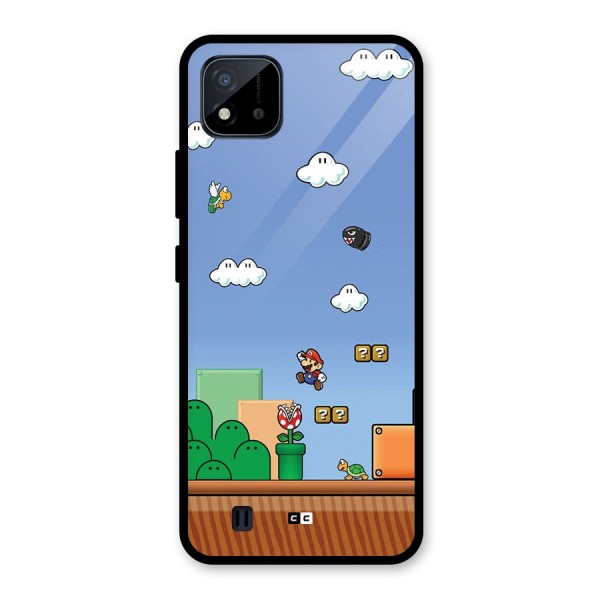 Super Plumber Glass Back Case for Realme C11 2021