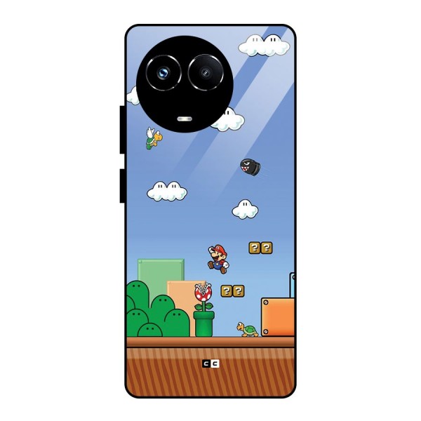 Super Plumber Glass Back Case for Realme Narzo 60X