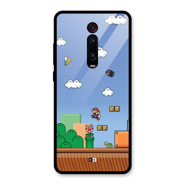 Super Plumber Glass Back Case for Redmi K20