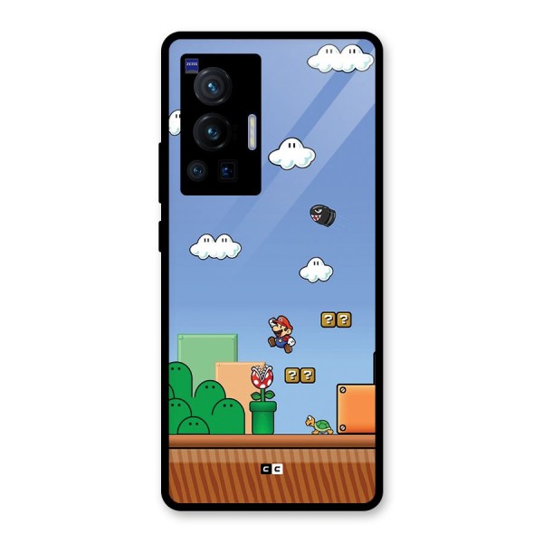 Super Plumber Glass Back Case for Vivo X70 Pro