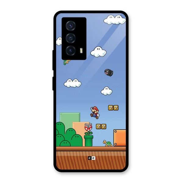 Super Plumber Glass Back Case for Vivo iQOO Z5