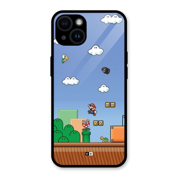 Super Plumber Glass Back Case for iPhone 14