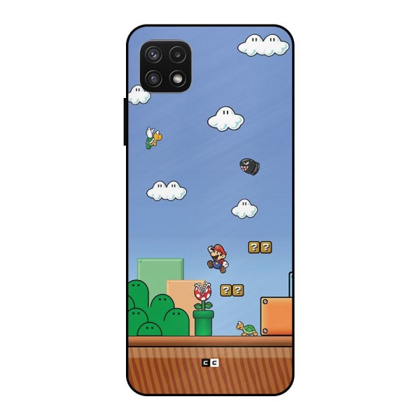 Super Plumber Metal Back Case for Galaxy A22 5G