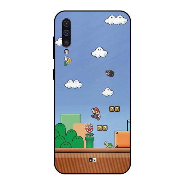 Super Plumber Metal Back Case for Galaxy A50