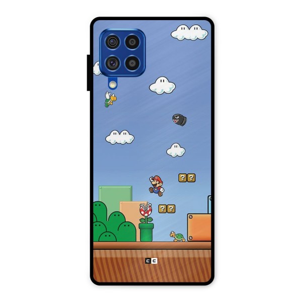 Super Plumber Metal Back Case for Galaxy F62