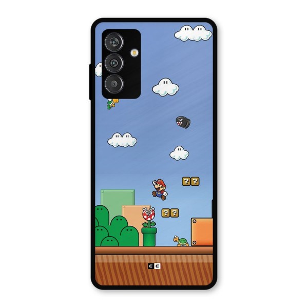 Super Plumber Metal Back Case for Galaxy M14 5G