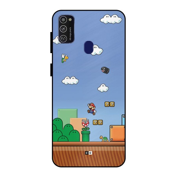 Super Plumber Metal Back Case for Galaxy M30s