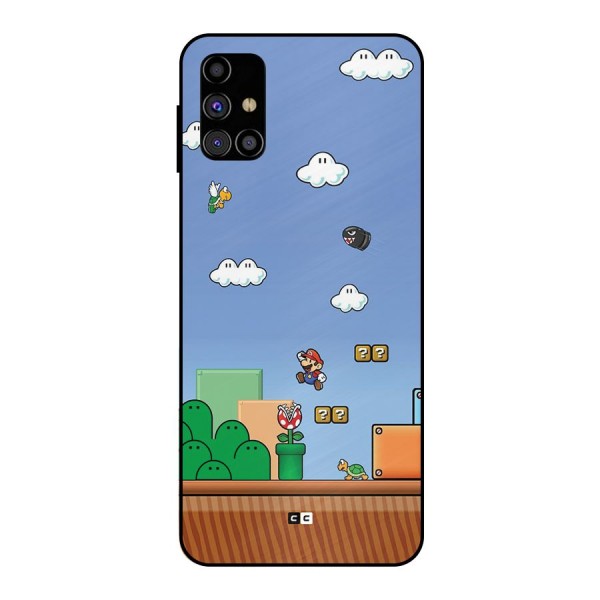 Super Plumber Metal Back Case for Galaxy M31s