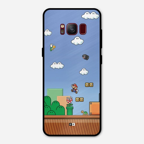 Super Plumber Metal Back Case for Galaxy S8