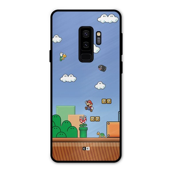 Super Plumber Metal Back Case for Galaxy S9 Plus