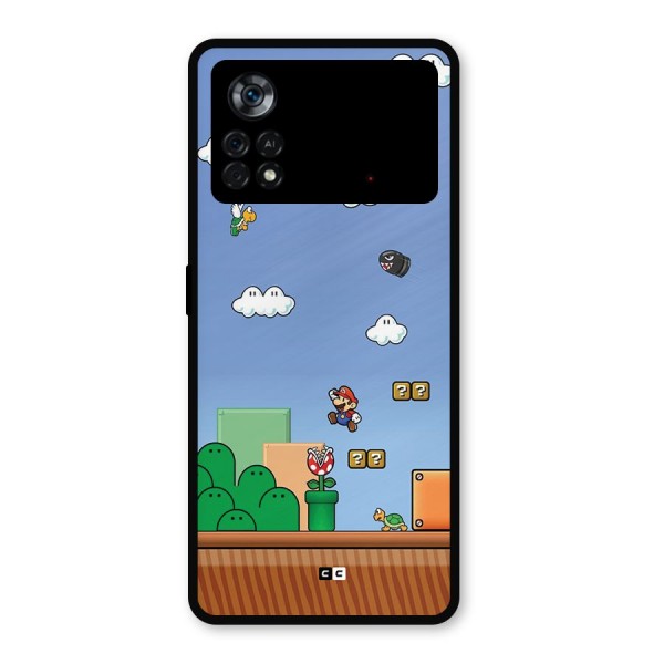 Super Plumber Metal Back Case for Poco X4 Pro 5G