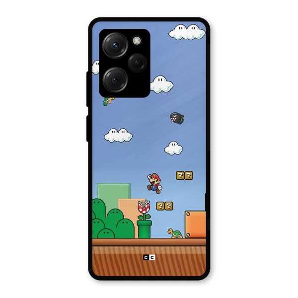 Super Plumber Metal Back Case for Poco X5 Pro